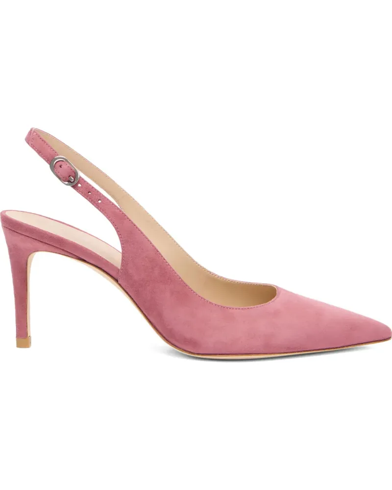 Stuart Weitzman Spitze Stuart Power Slingback-Pumps 75mm - Rosa Rosa