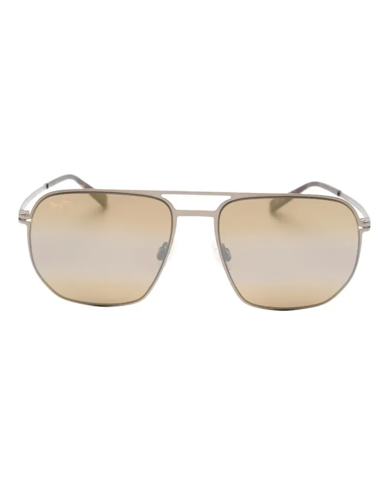 Maui Jim double-bridge sunglasses - Grau Grau