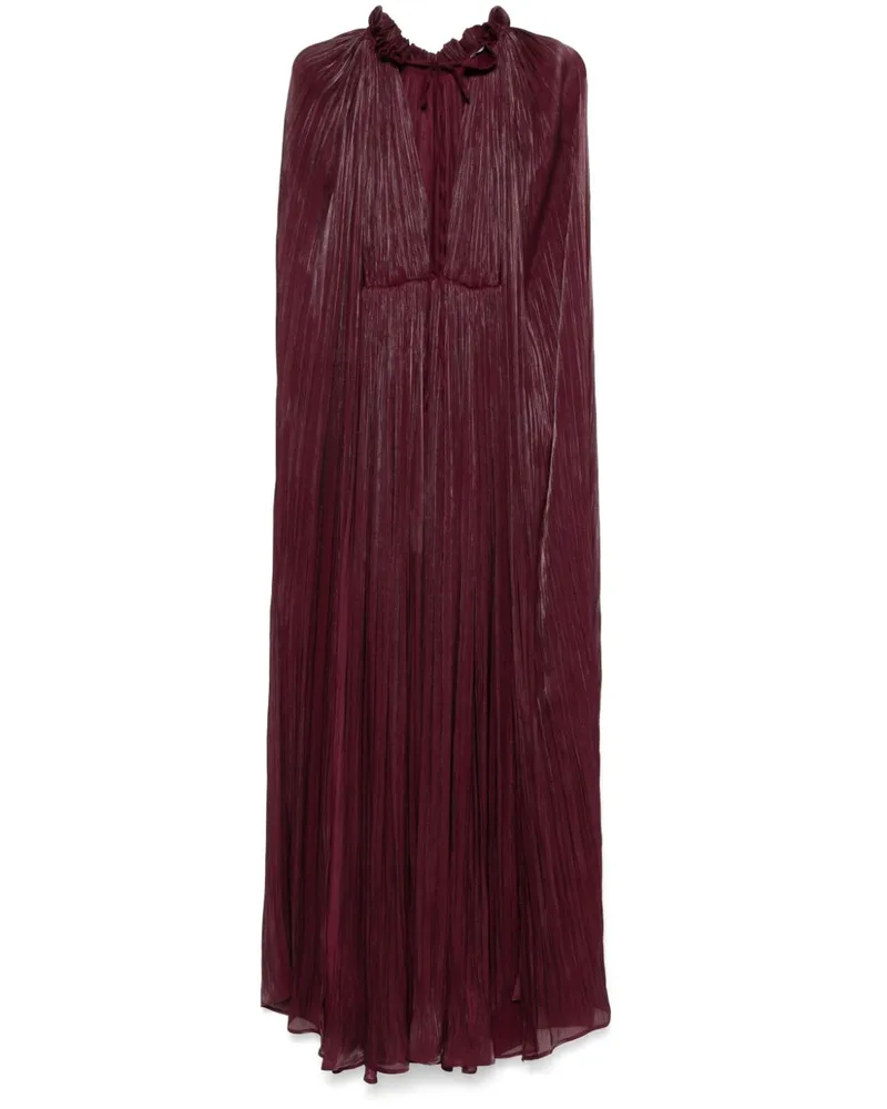 Ana Radu Abendkleid mit Falten - Rot Rot