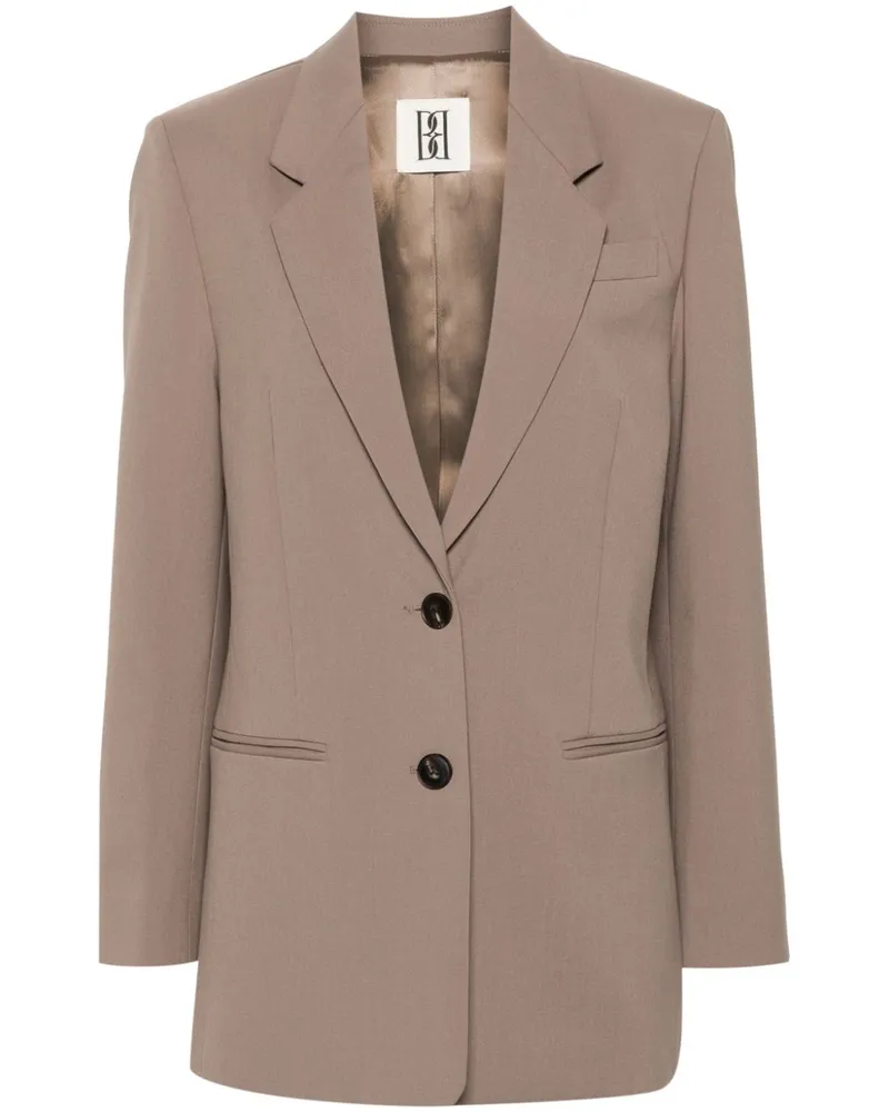 By Malene Birger Einreihiger Ophie Blazer Nude