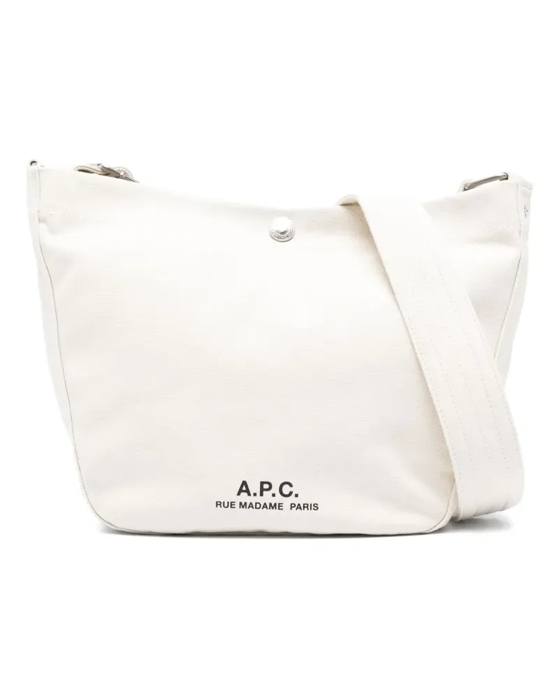 A.P.C. Kleine Journal Schultertasche - Nude Nude