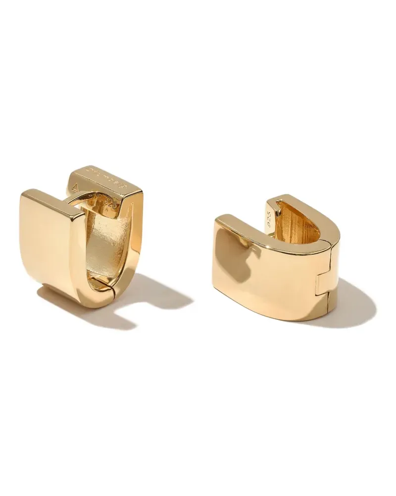 OTIUMBERG Eckiger Ohrring aus 14kt Gold-Vermeil Gold