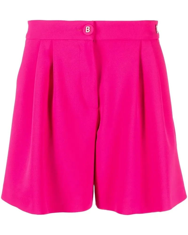 Blumarine Weite Shorts mit Faltendetails - Rosa Rosa