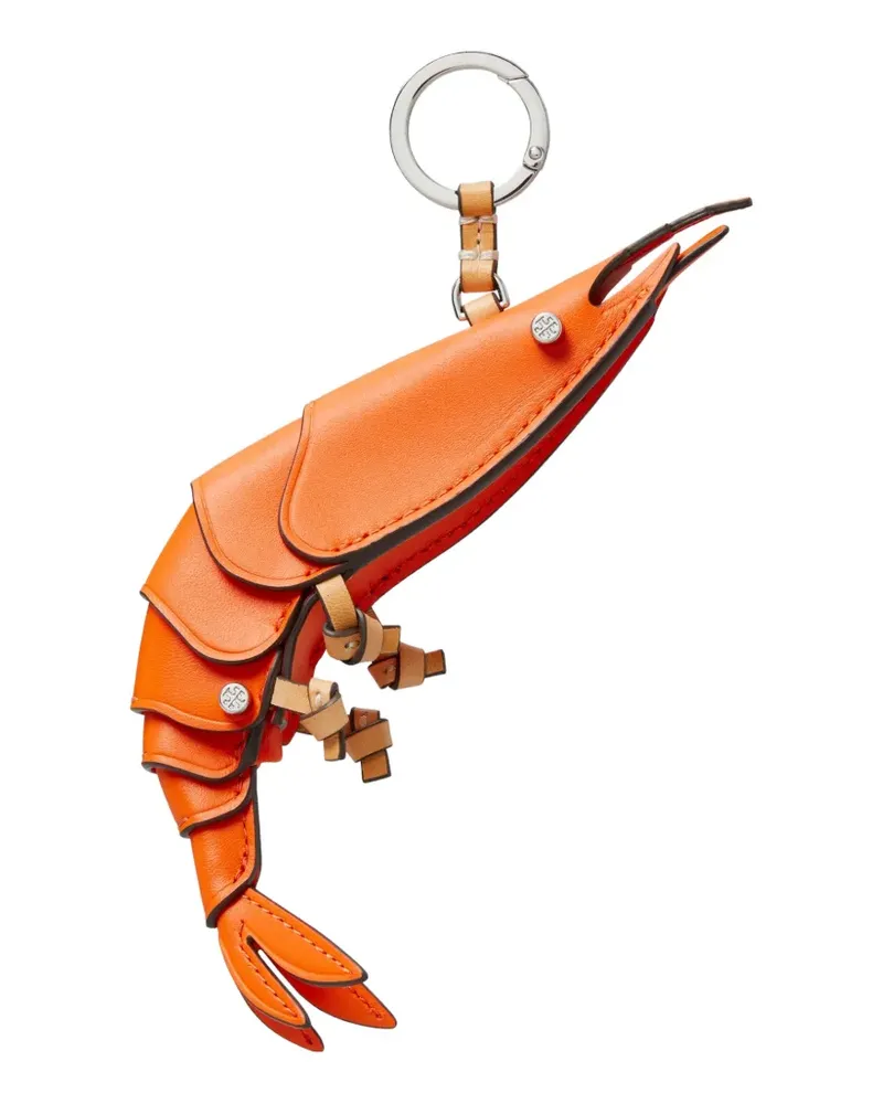 Tory Burch prawn bag charm - Orange Orange