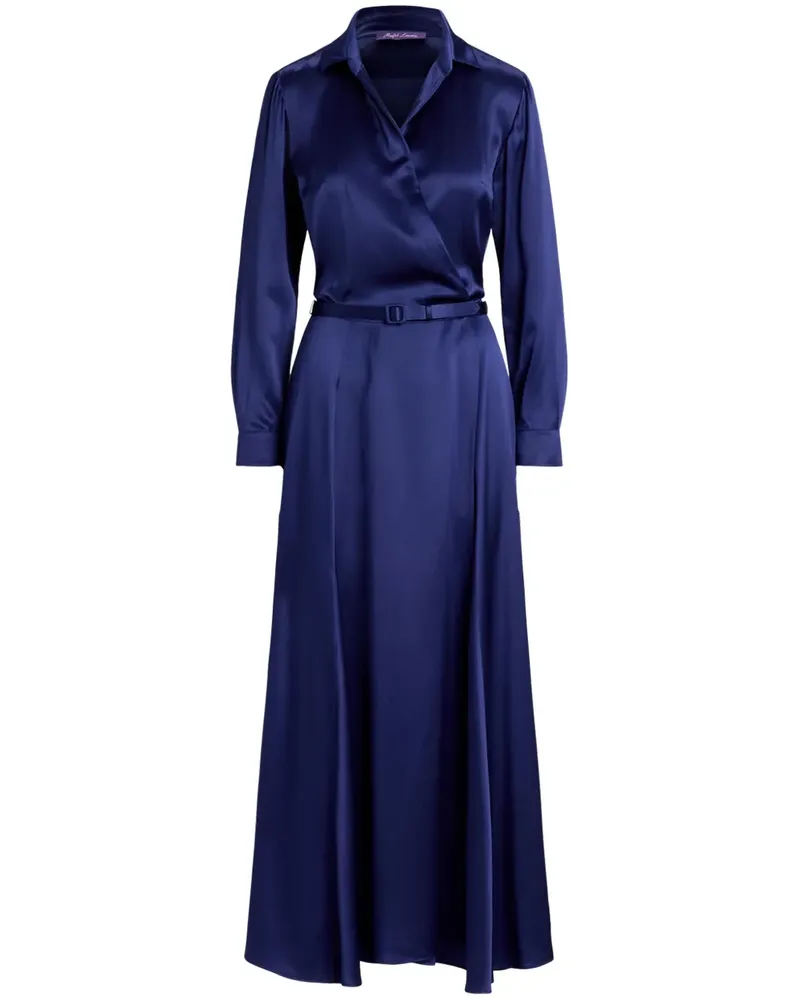 Ralph Lauren Kleid aus Seide - Blau Blau