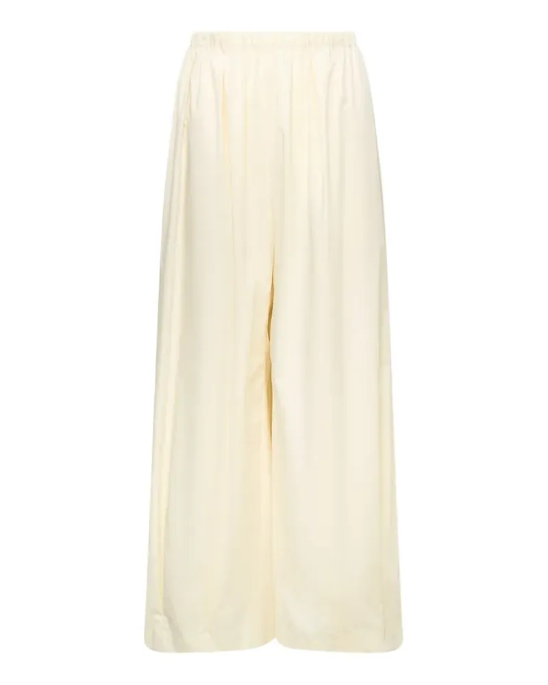 ENFÖLD tucked-hem wide-cocoon trousers - Nude Nude