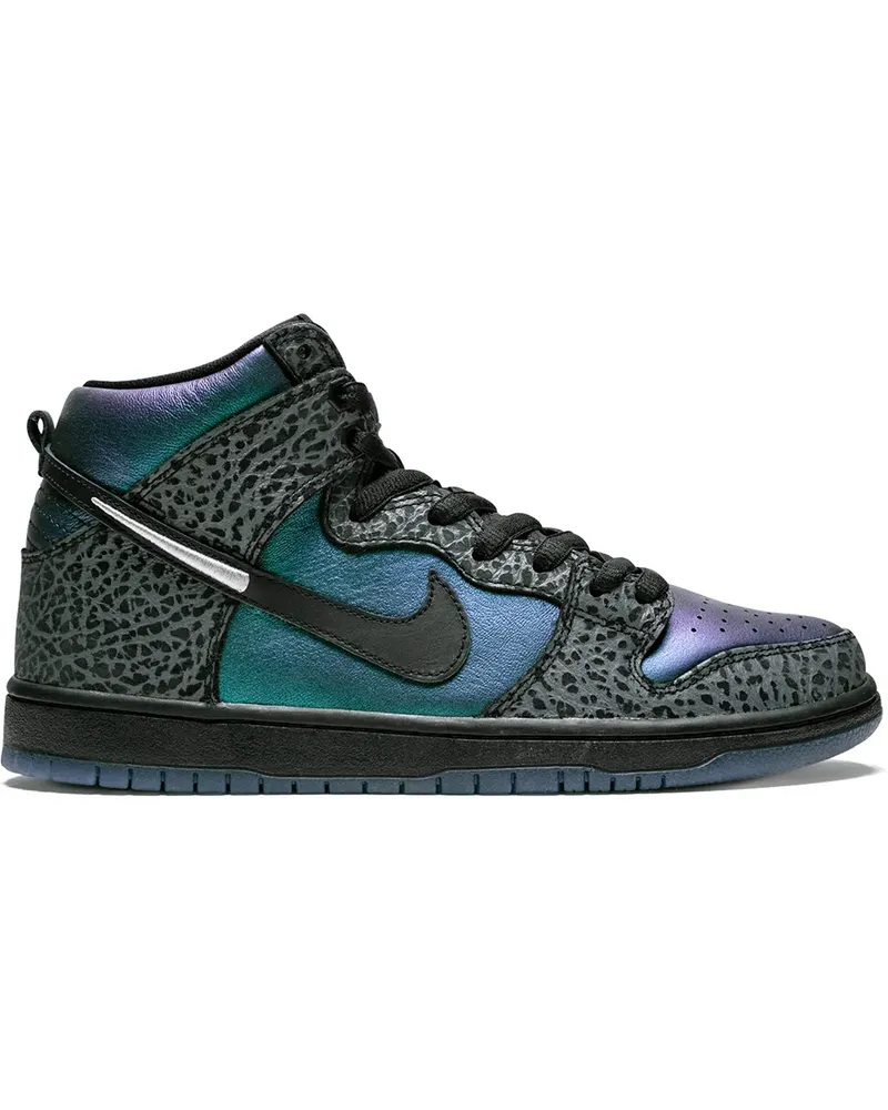 Nike SB Dunk High Pro QS' Sneakers - Schwarz Schwarz