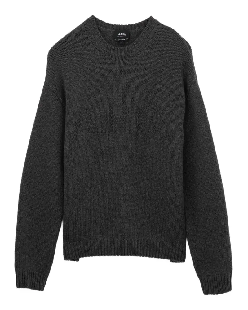 A.P.C. Pullover mit rundem Ausschnitt - Grau Grau