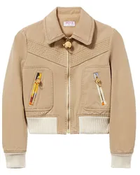 Emilio Pucci Bomberjacke mit Muster Nude