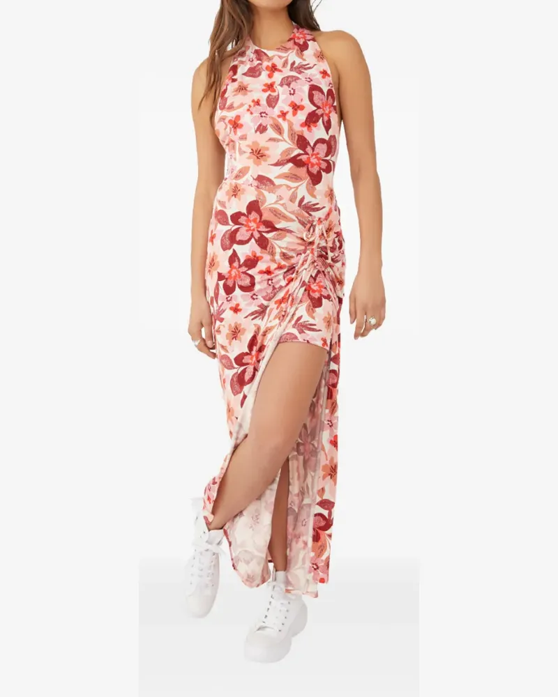 Free People floral-print midi dress - Rot Rot