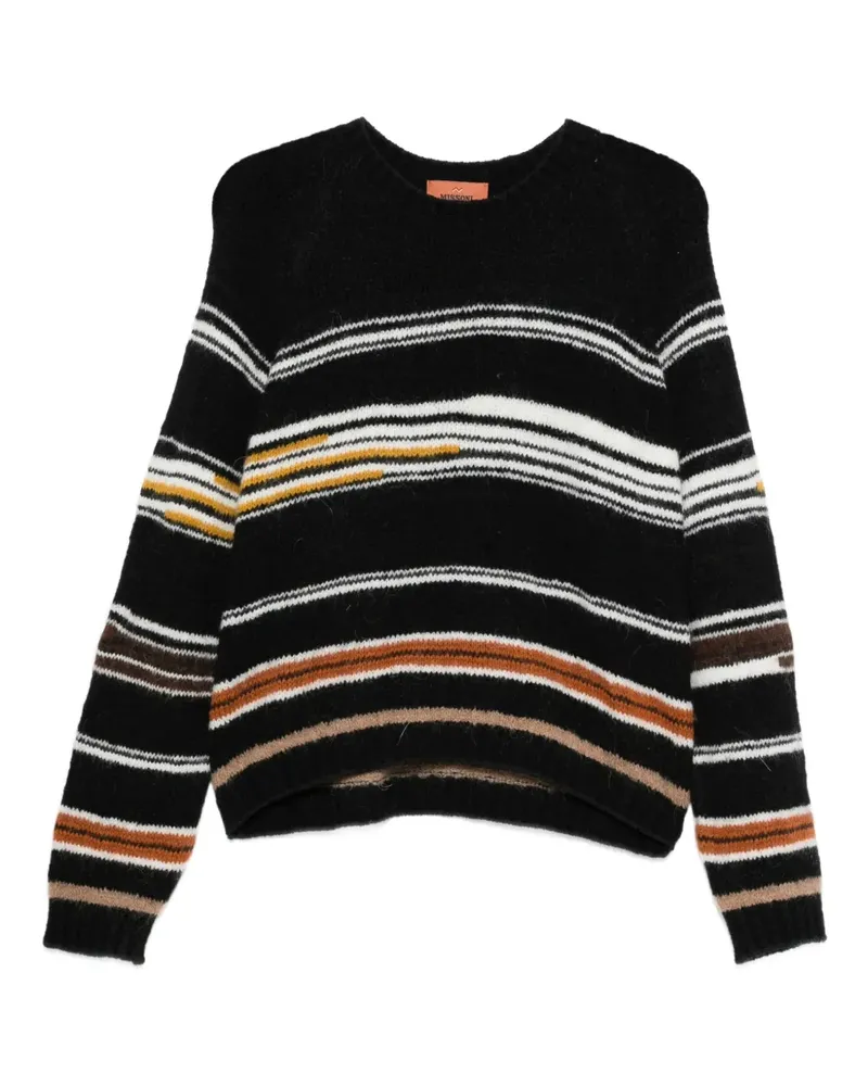 Missoni Gestreifter Pullover - Schwarz Schwarz