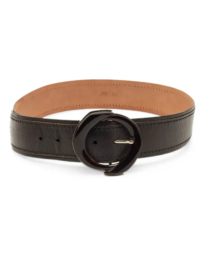 Dolce & Gabbana leather belt - Braun Braun