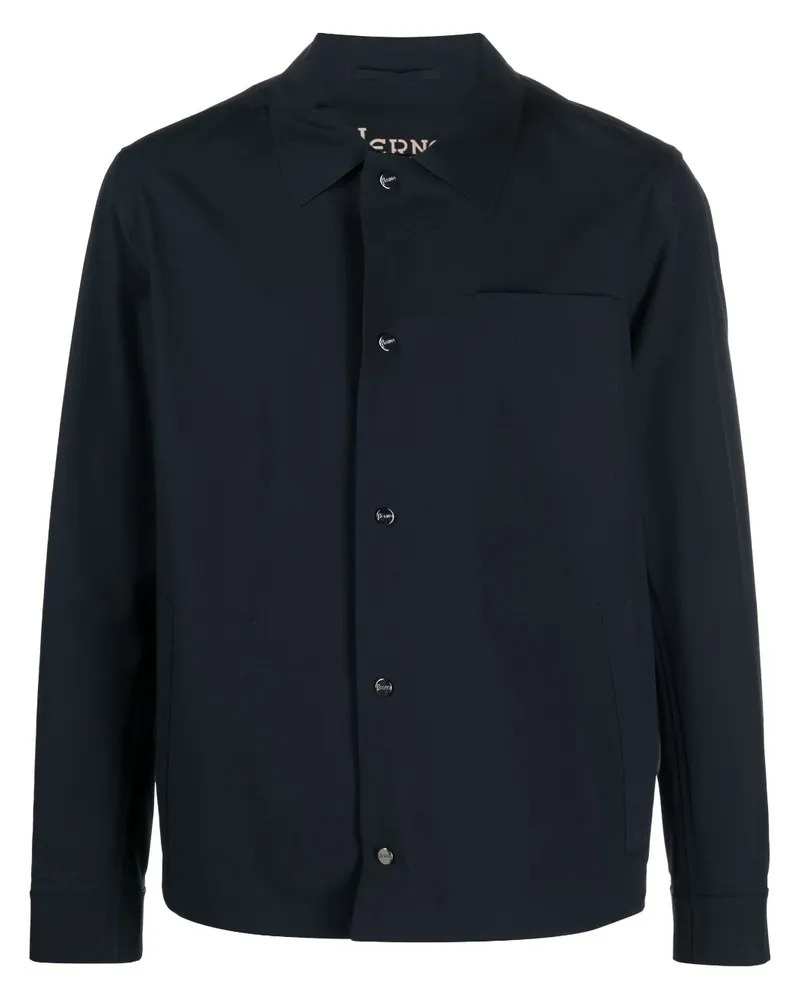 Herno Klassische Hemdjacke - Blau Blau