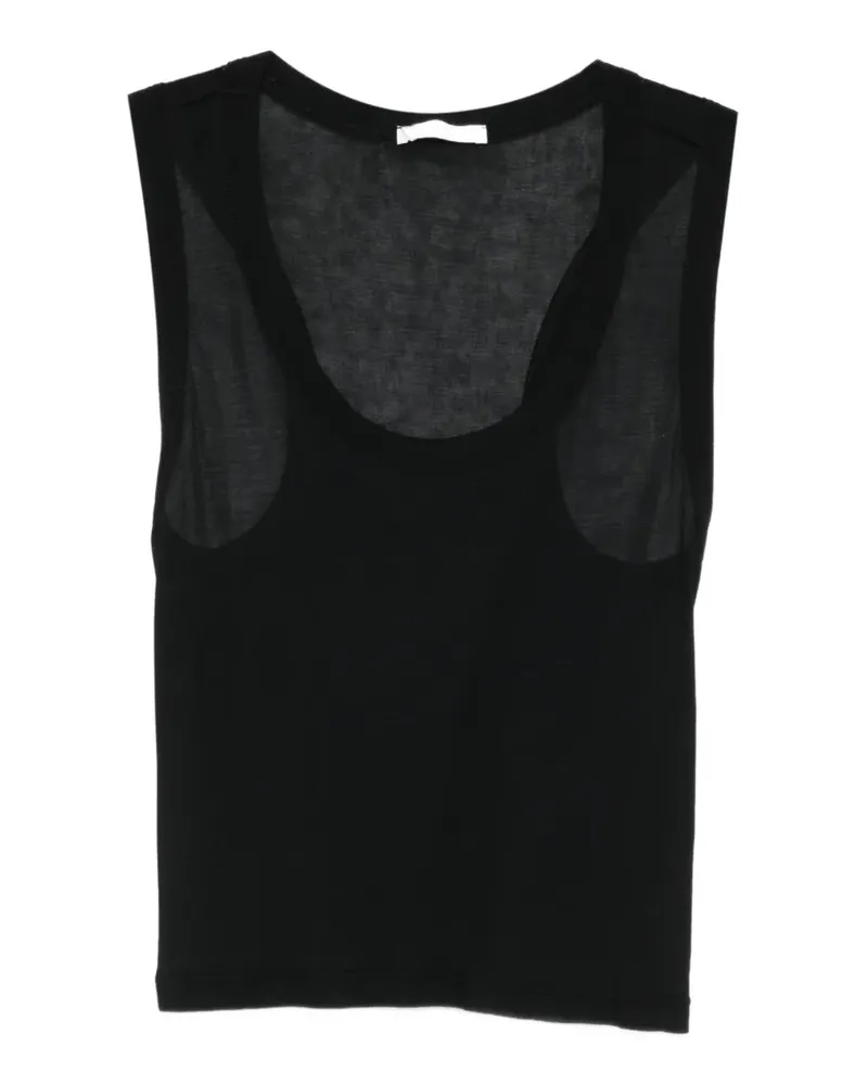 Co Trägershirt mit U-Ausschnitt - Schwarz Schwarz