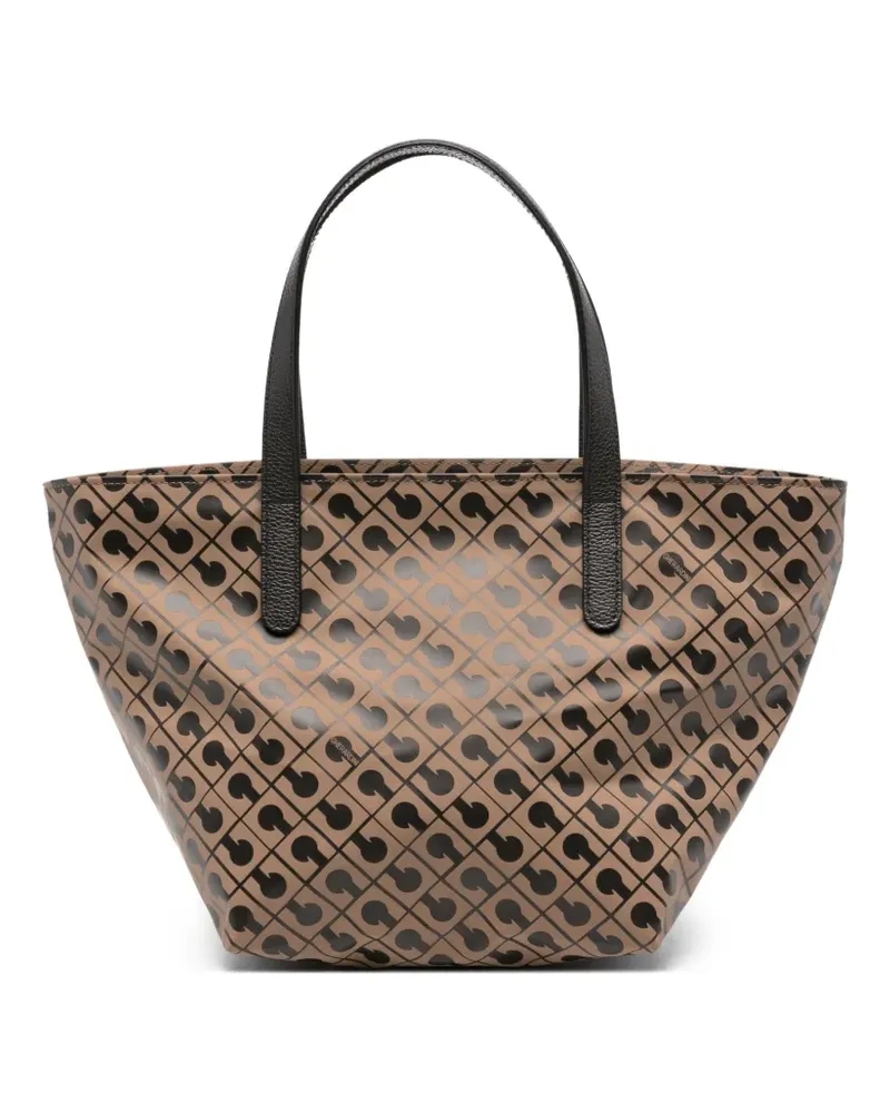 Gherardini Shopper mit Monogrammmuster - Braun Braun
