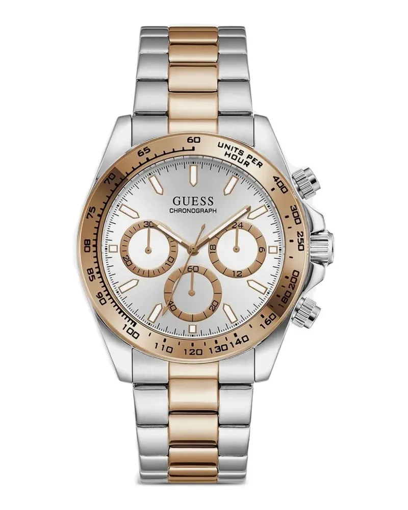 Guess Arthur Armbanduhr 2-farbig - Silber Silber