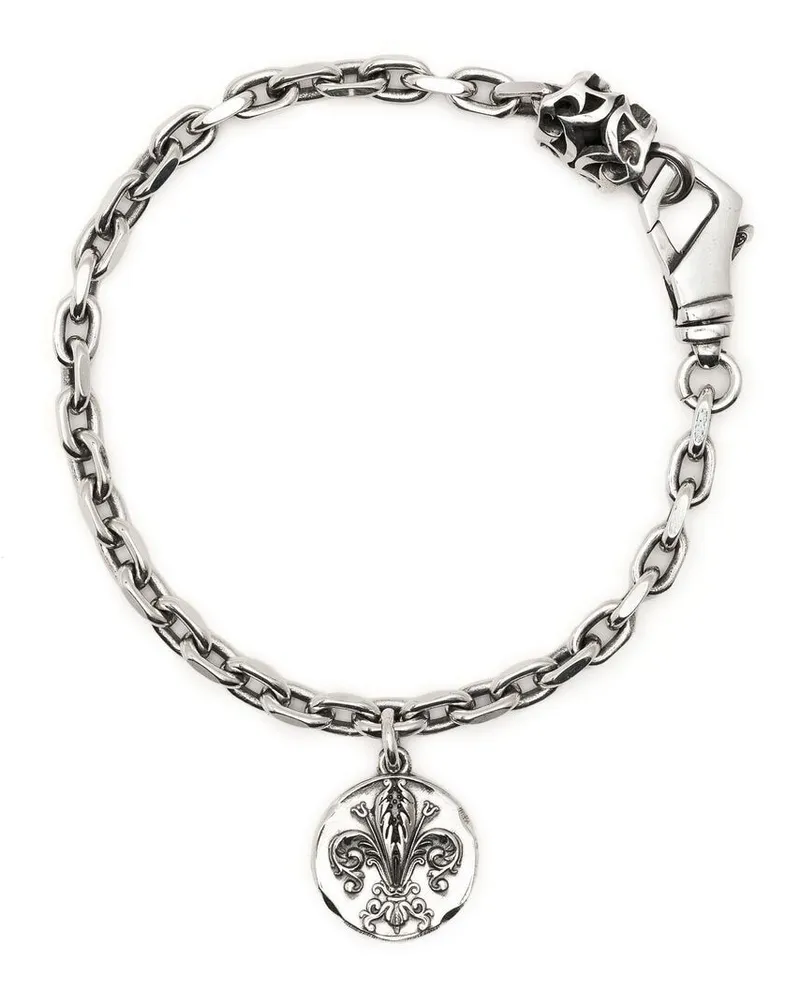 Emanuele Bicocchi Lily Armband mit Münze - Silber Silber
