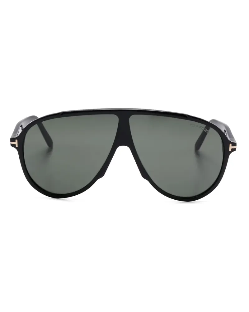 Tom Ford Getönte Pilotenbrille - Schwarz Schwarz