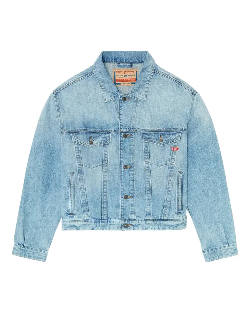 Diesel D-Ranger buttoned jacket - Blau Blau