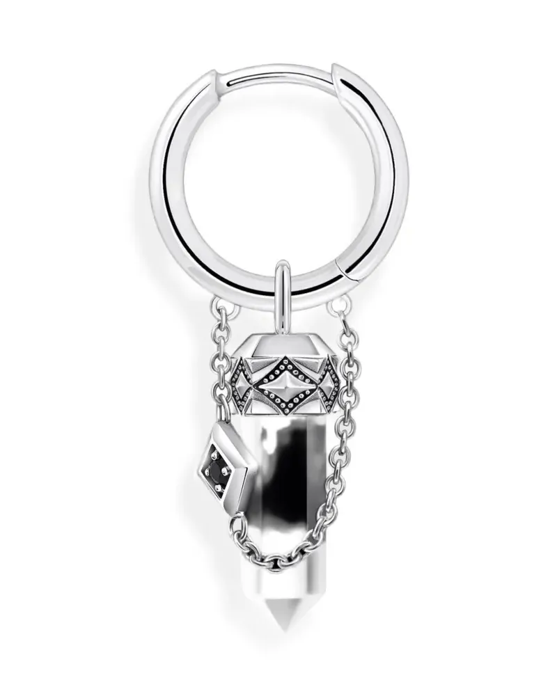 Thomas Sabo chain-detail hoop earring - Silber Silber