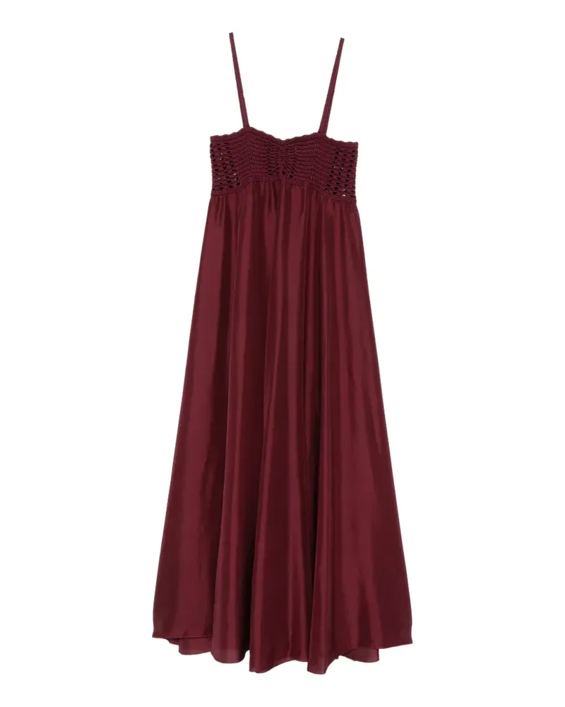 forte_forte sleeveless midi dress - Rot Rot