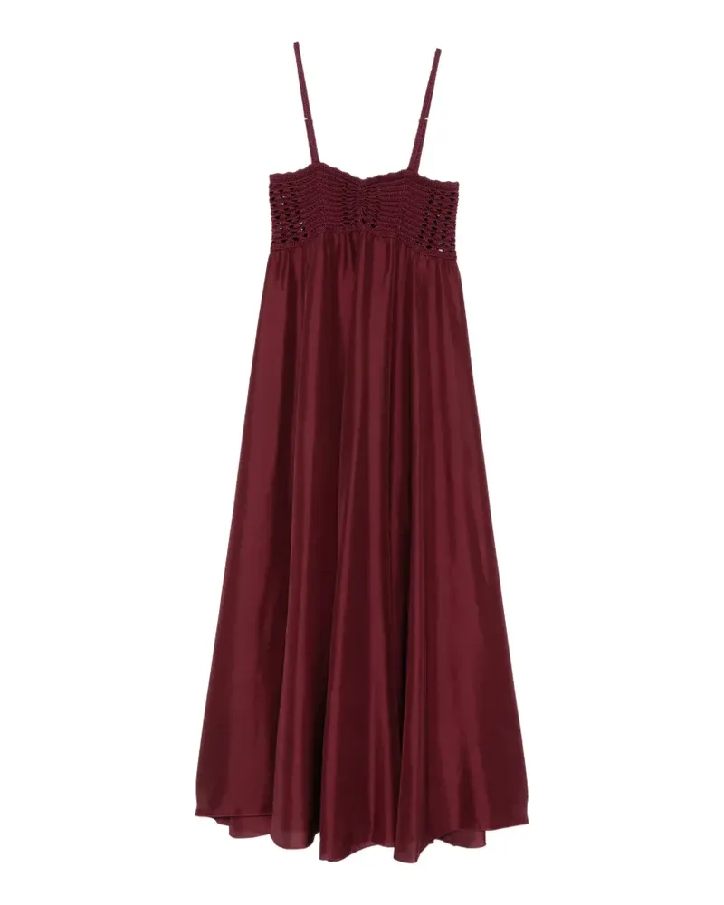 forte_forte sleeveless midi dress - Rot Rot