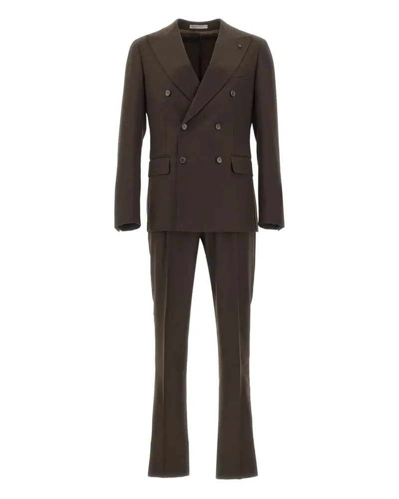 Corneliani double-breasted peak-lapel suit - Braun Braun