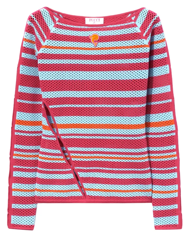 Emilio Pucci Gestreiftes Oberteil - Rosa Rosa