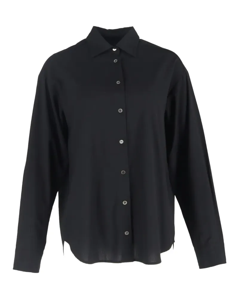 FRANKIE Shop Gelso Oversized-Hemd - Schwarz Schwarz