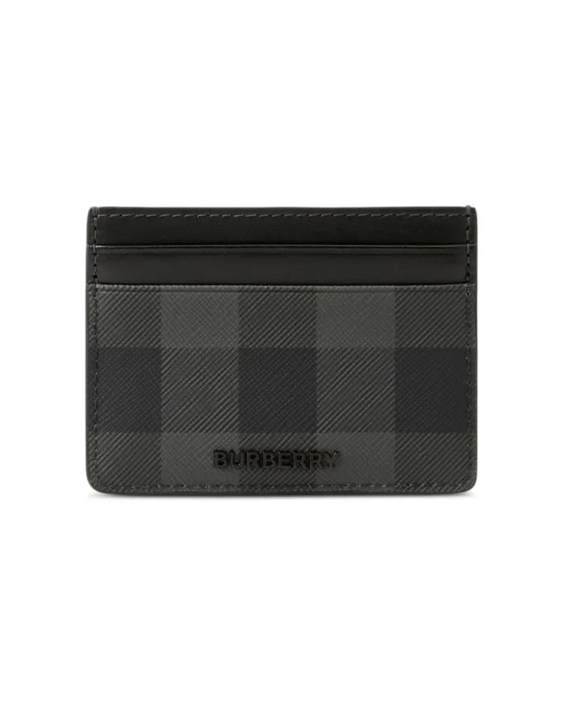 Burberry Kartenetui mit Karomuster - Grau Grau