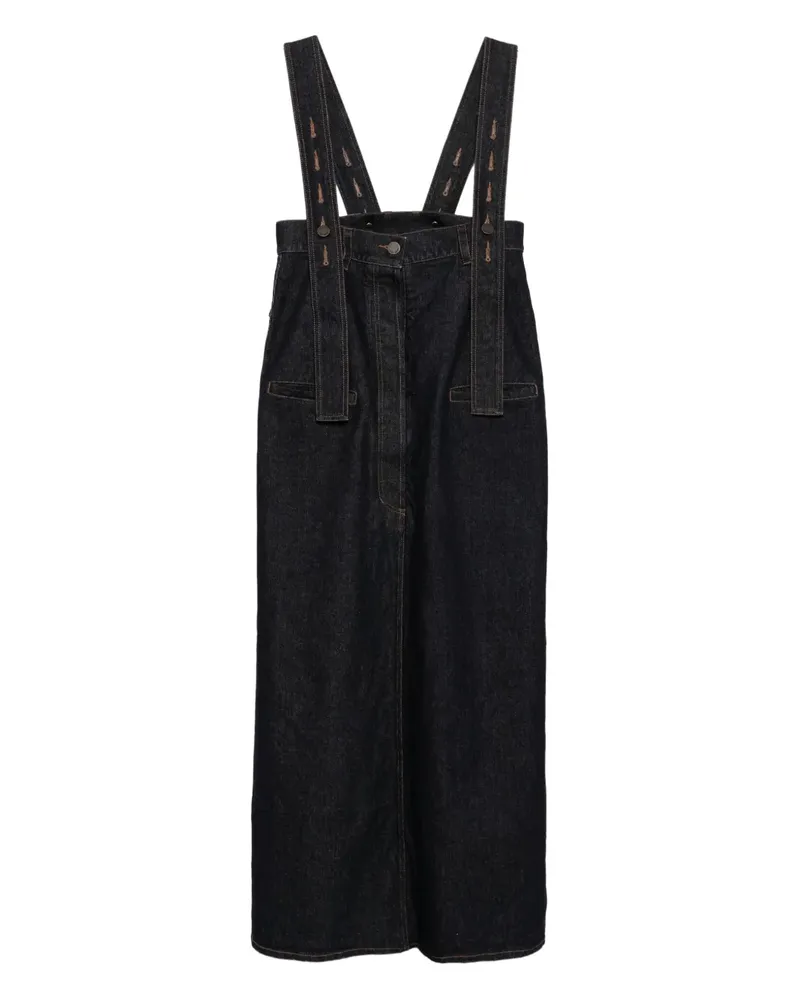 Uma Wang Jeansrock aus Baumwolle - Blau Blau