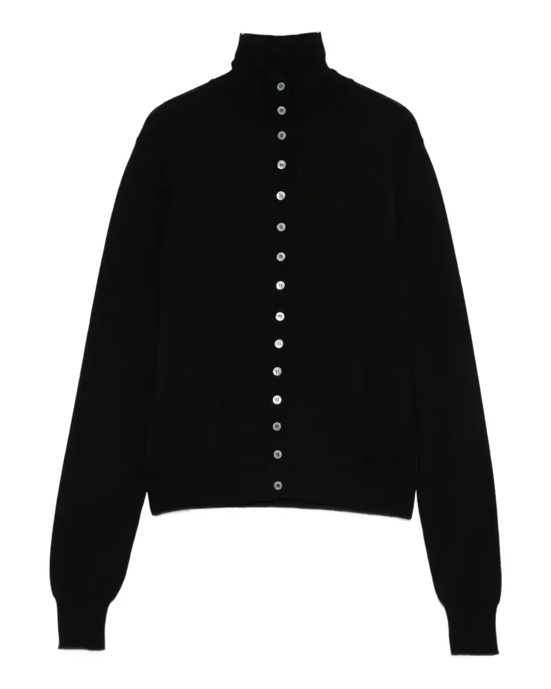 Moschino Cardigan mit Rollkragen - Schwarz Schwarz