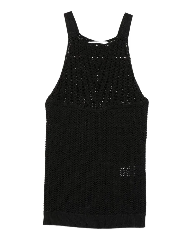 IRO Lalita open-knit tank top - Schwarz Schwarz