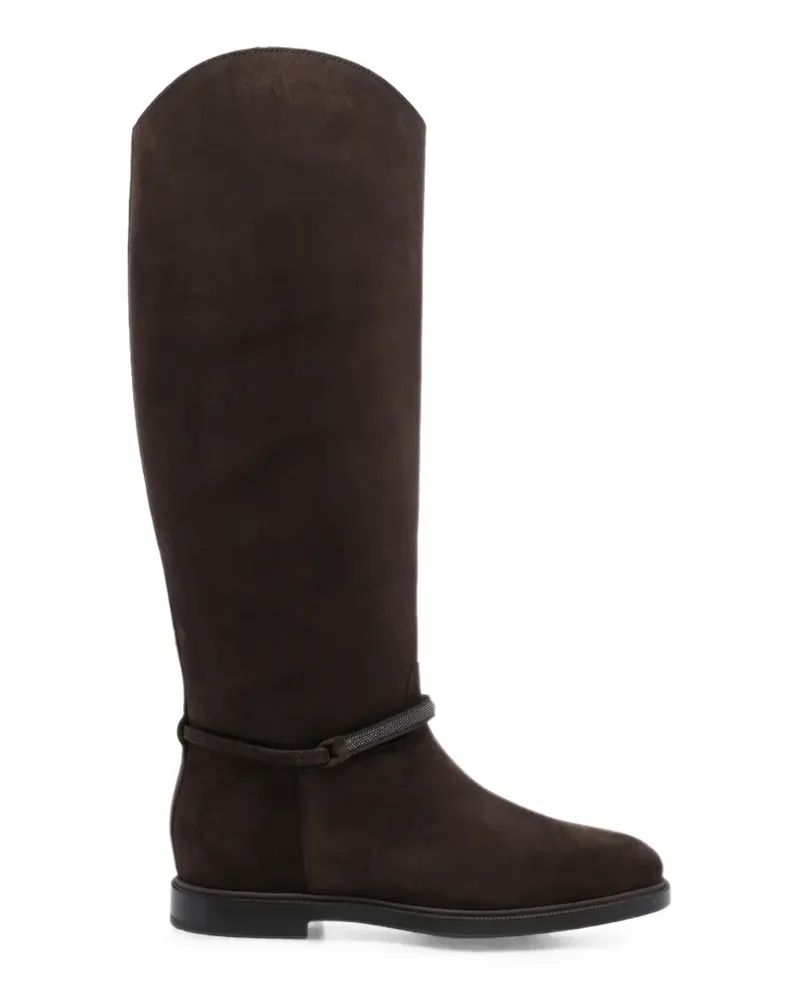 Brunello Cucinelli Verzierte Stiefeletten - Braun Braun