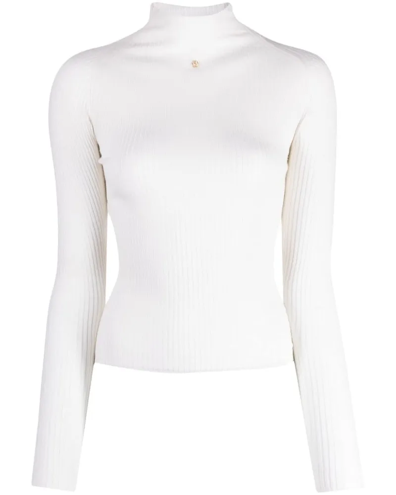 Bally Pullover mit Stehkragen - Weiß Weiß