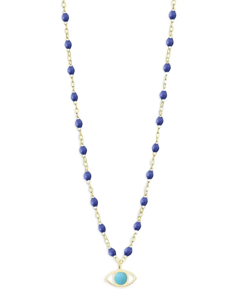 Gigi Clozeau 18kt Classic Gigi Eye Gelbgoldhalskette Gold