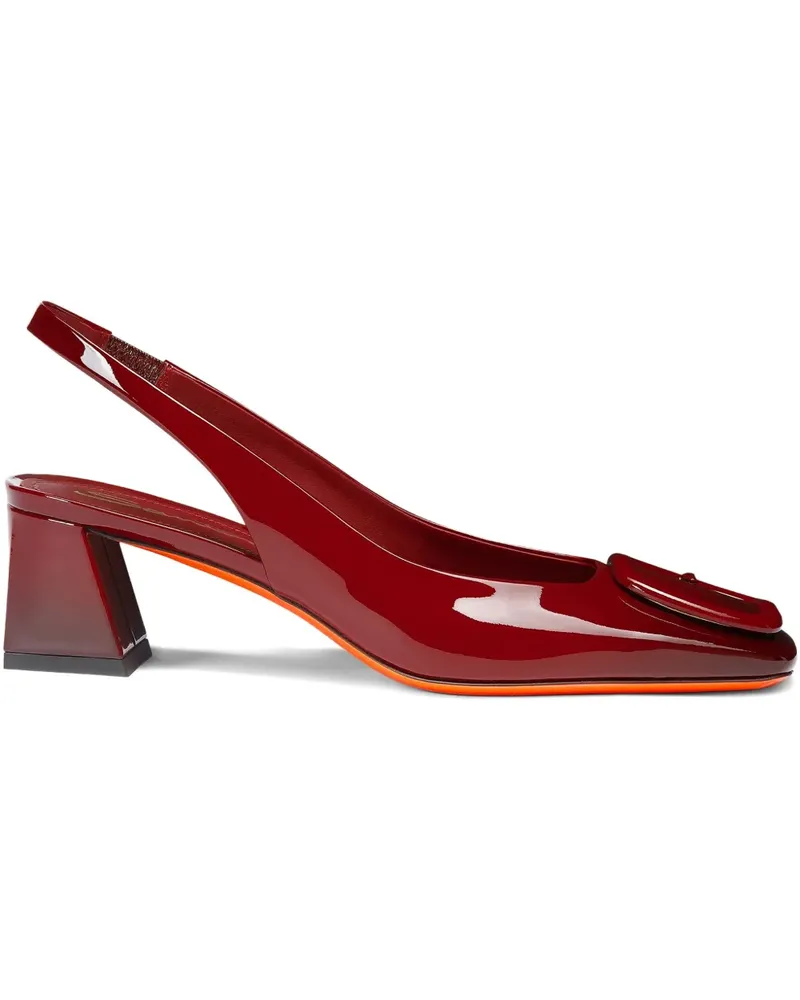 Santoni Pumps aus Lackleder 50mm - Rot Rot