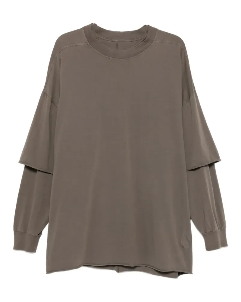 DRKSHDW by Rick Owens Tommy Hustler T-Shirt im Layering-Look - Grau Grau