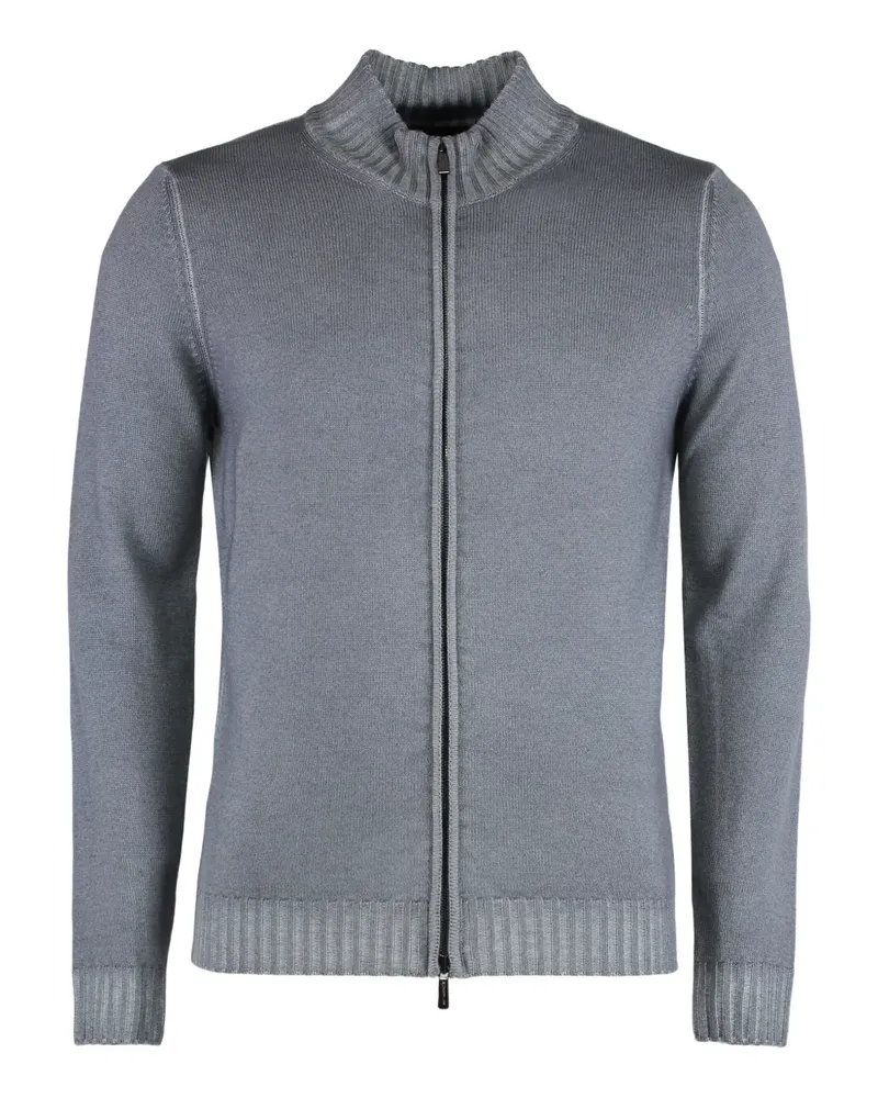 MOORER Urbino-XT zip-up sweater - Grau Grau
