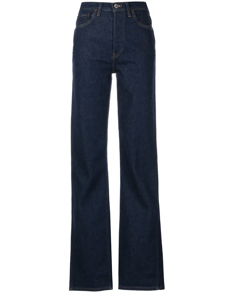 RE/DONE High-Rise-Jeans im 90s-Style - Blau Blau