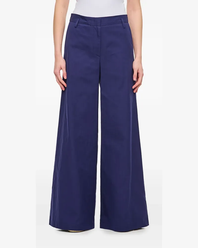 Alberto Biani Hose mit weitem Bein - Blau Blau