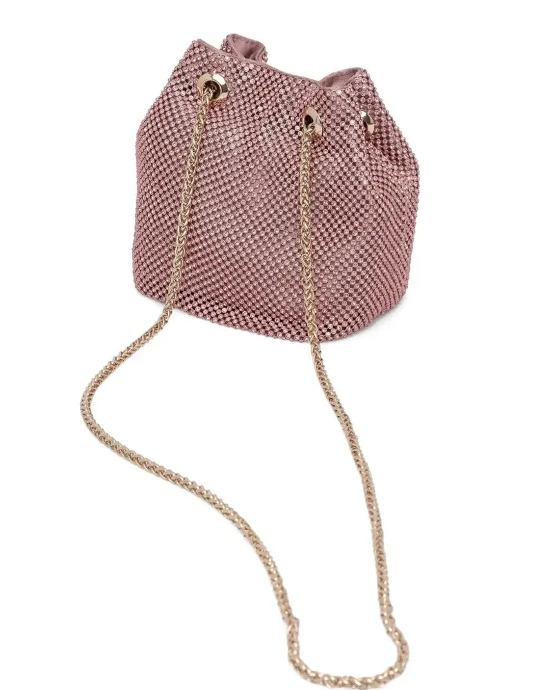 Guess Sofia Mini-Beuteltasche mit Strass - Rosa Rosa
