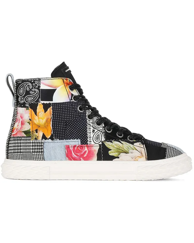 Giuseppe Zanotti Blabber Craft High-Top-Sneakers - Schwarz Schwarz