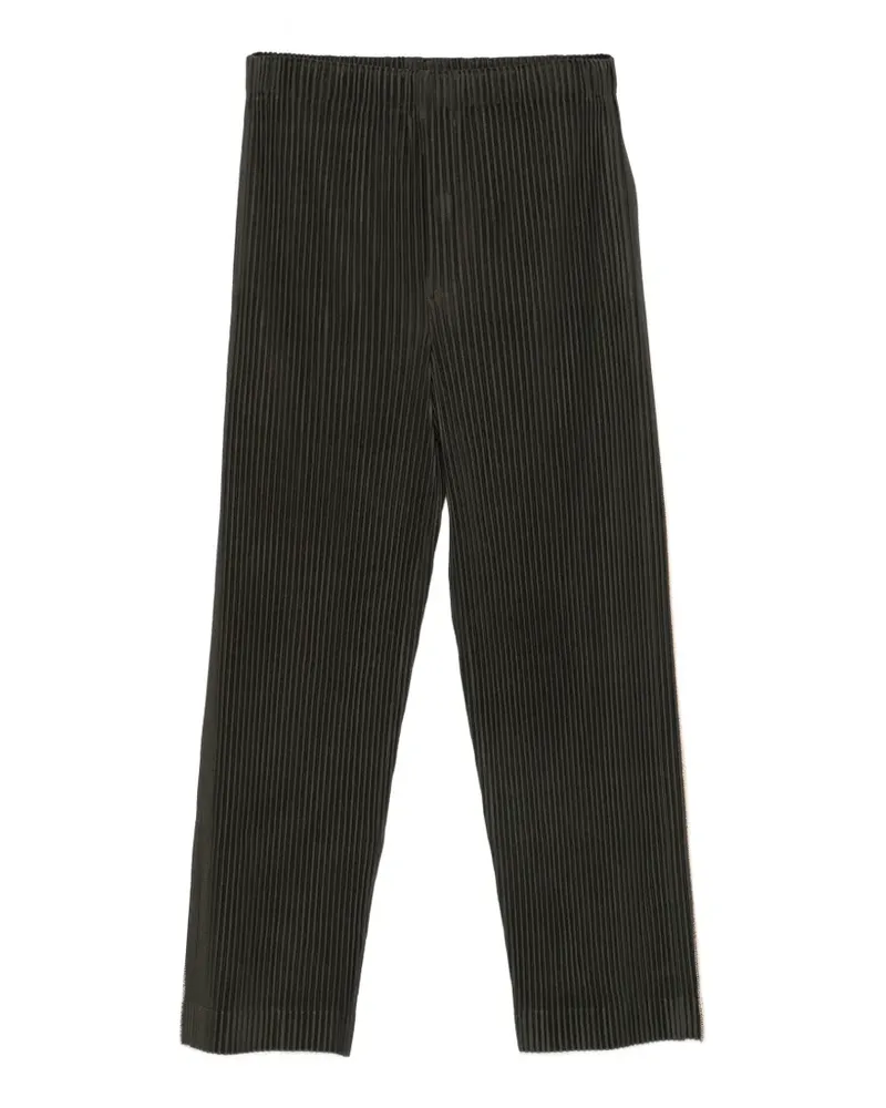Issey Miyake Bundfaltenhose mit Seitenstreifen - Braun Braun