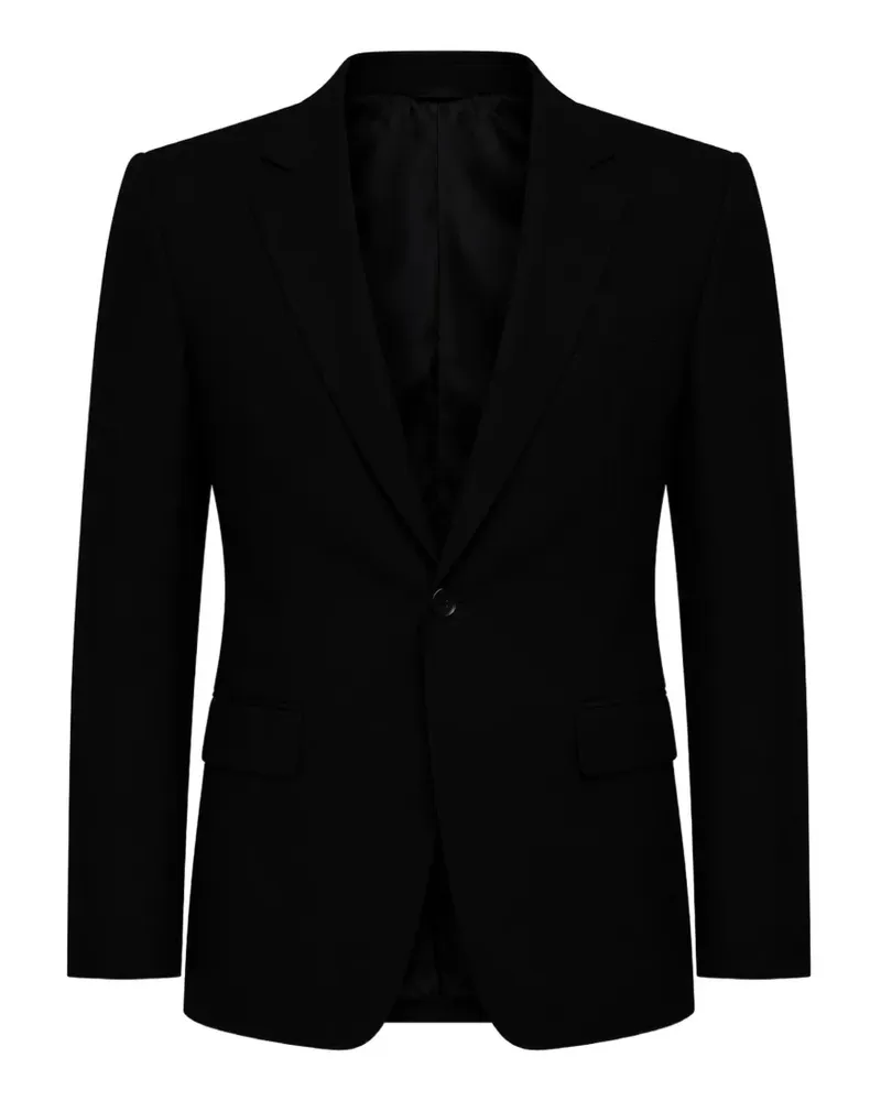 Dolce & Gabbana Wollsakko mit steigendem Revers - Schwarz Schwarz