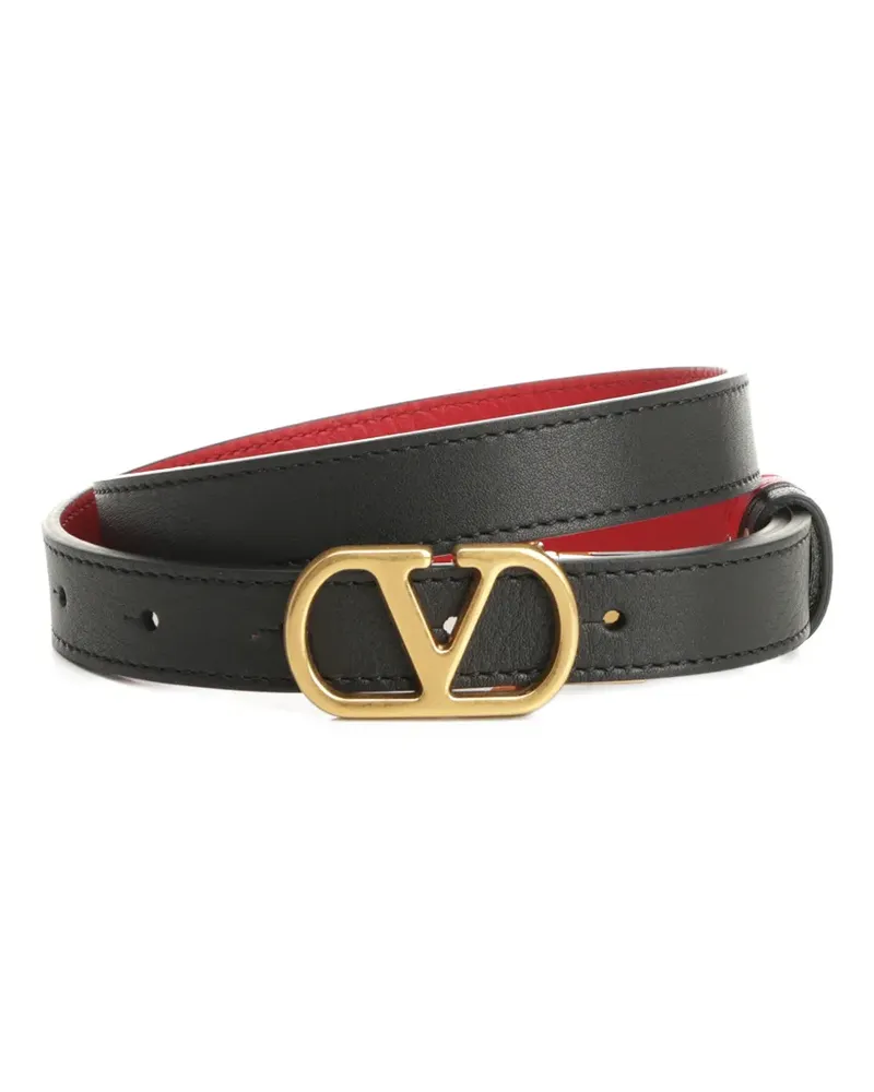 Valentino Garavani Wendbarer VLogo Signature Gürtel - Schwarz Schwarz