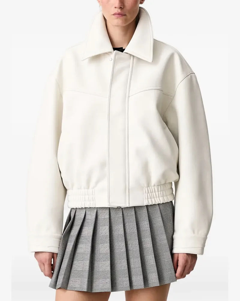 WRSTBHVR Estelle V2 Jacke mit elastischem Saum - Weiß Weiß