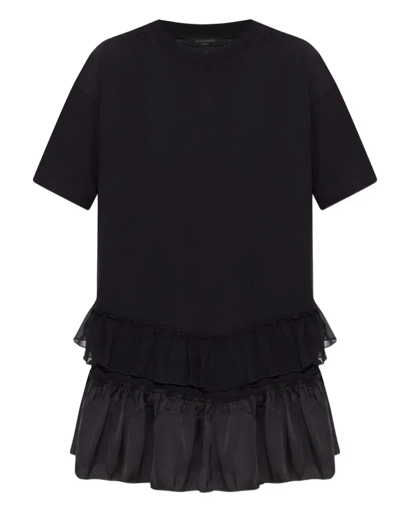 AllSaints Kleid im Layering-Look - Schwarz Schwarz