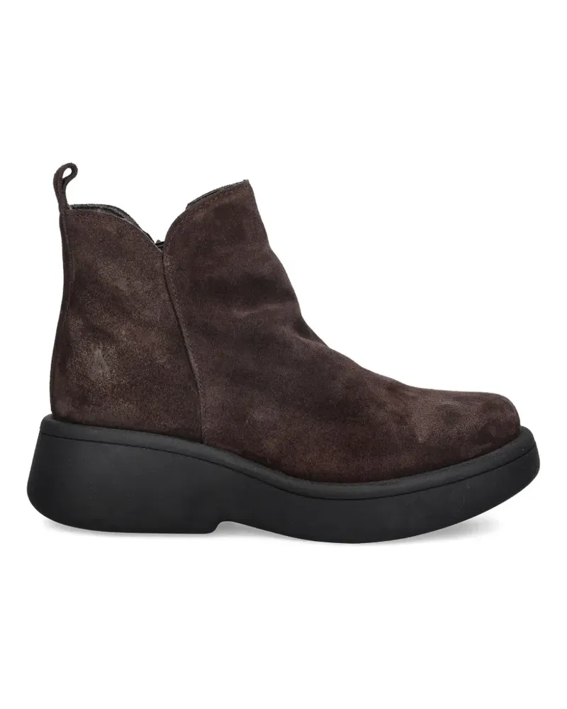 Fly London suede ankle boots - Braun Braun