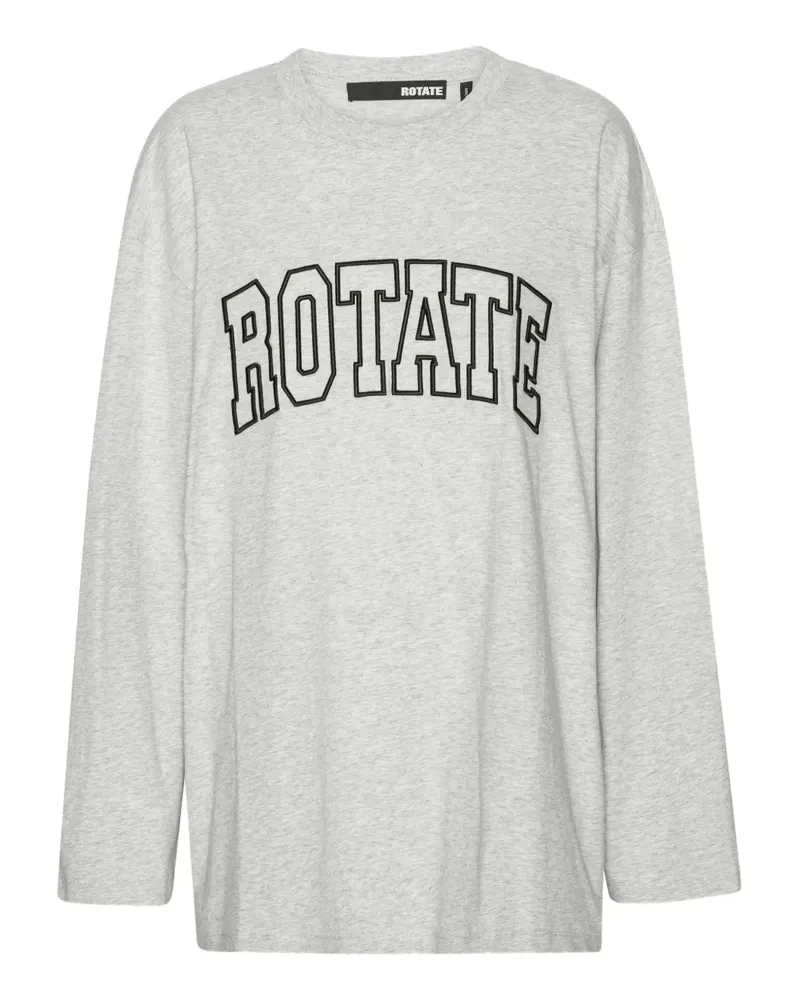 ROTATE Birger Christensen long-sleeves T-shirt - Grau Grau